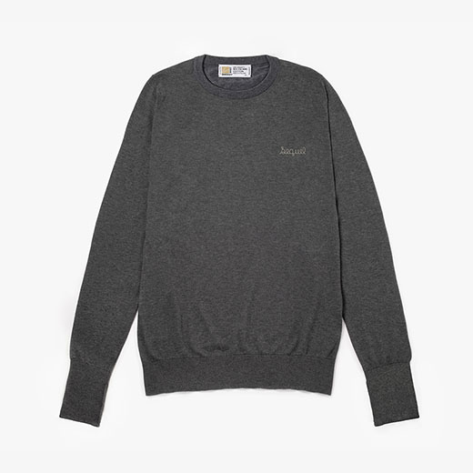 FRAGMENT DESIGN x SEQUEL x JOHN SMEDLEY クルーネックニット 詳細画像 NO1(CHARCOAL / CHARCOAL) 1